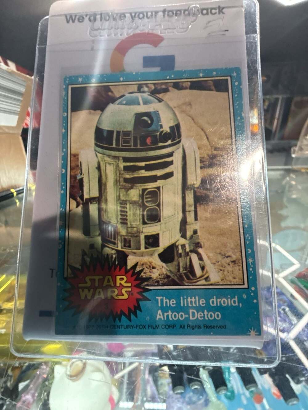 Artoo Detoo R2D2 Rookie RC Star Wars Topps 8 Near Mint Vtg Collectible RARE ca